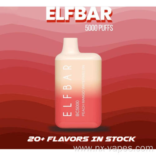 Elf Bar bc 5000 Disposable Vape Wholesale Box